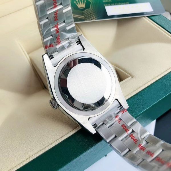一目惚れ♪ ロレックス 時計 偽物 オイスターパーペチュアル 41mm ダークロジウム メンズ roj96370 - 画像 (5)