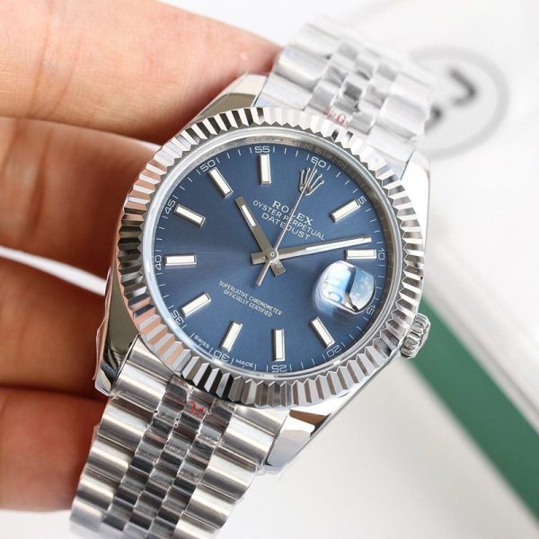 関税負担なしロレックス 時計 コピー デイトジャスト41mm ブルー メンズ 126334 - 画像 (2)