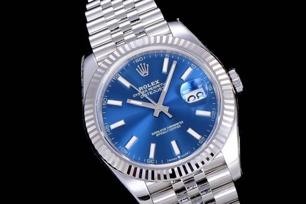 欲しい♡超限定♪ ロレックス 時計 デイトジャスト コピー ブルー 41mm rog05487 - 画像 (2)