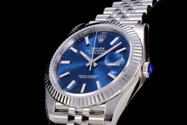 欲しい♡超限定♪ ロレックス 時計 デイトジャスト コピー ブルー 41mm rog05487 - 画像 (3)