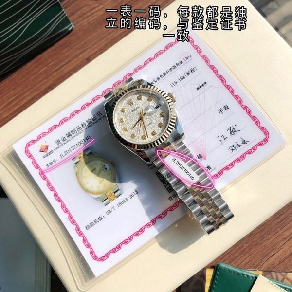定番 ロレックス スーパーコピー 時計 デイトジャスト 36mm roj92891 - 画像 (4)