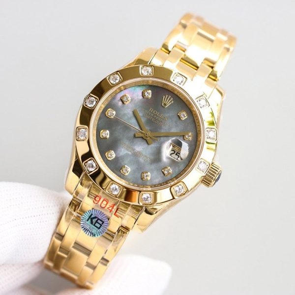 【関税込】 ロレックス 偽物 デイトジャスト パールマスター 34MM   rop99983 - 画像 (2)