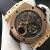 21AW新作 ウブロ 時計 スーパーコピー ビッグバン メカー フルマジックゴールド 限定200本 414.MX.1138.RX - 画像 (2)