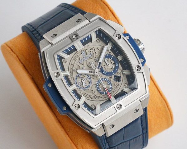 21-22AW ウブロ スピリット オブ ビッグバン チタニウム ブルー 偽物 641.NX.7170.LR hui72259 - 画像 (2)