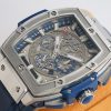 21-22AW ウブロ スピリット オブ ビッグバン チタニウム ブルー 偽物 641.NX.7170.LR hui72259 - 画像 (4)