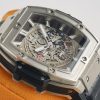 ★日本!!人気！ウブロ スピリット コピー オブ ビッグバン チタニウム ブルー 641.NX.7170.LR - 画像 (4)