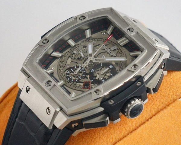 ★日本!!人気！ウブロ スピリット コピー オブ ビッグバン チタニウム ブルー 641.NX.7170.LR - 画像 (5)