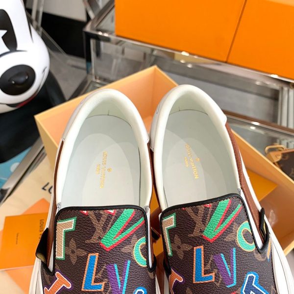 目を惹くカラー ルイヴィトン スニーカー コピー☆LV x NBA コラボ☆LVオリ・ライン vup99810 - 画像 (8)