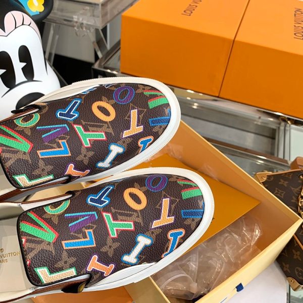 目を惹くカラー ルイヴィトン スニーカー コピー☆LV x NBA コラボ☆LVオリ・ライン vup99810 - 画像 (7)
