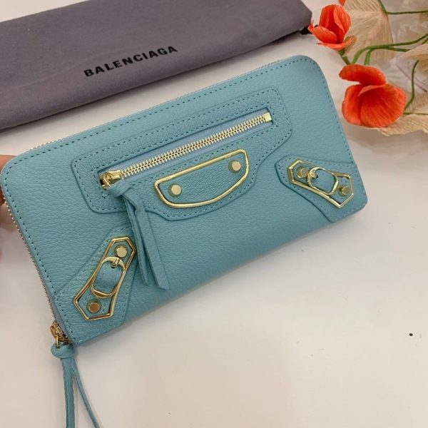 入手困難バレンシアガ ラウンドファスナー コピー 長財布 小銭入れ付き/ネオクラシック ブルー baj52207 - 画像 (4)