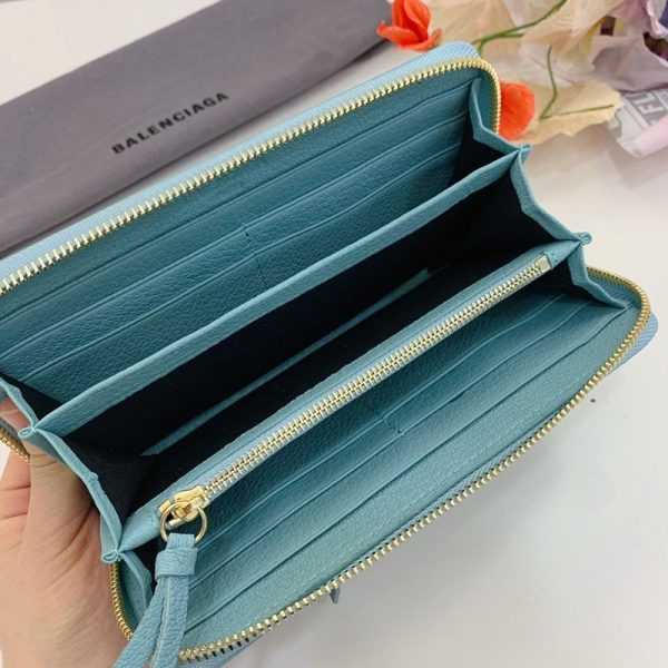 入手困難バレンシアガ ラウンドファスナー コピー 長財布 小銭入れ付き/ネオクラシック ブルー baj52207 - 画像 (8)