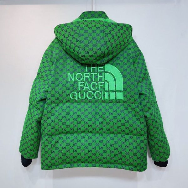 追跡付き発送 暖かい服装 グッチ×ノースフェイス 偽物 ダウン ジャケット Noi99606 - 画像 (3)