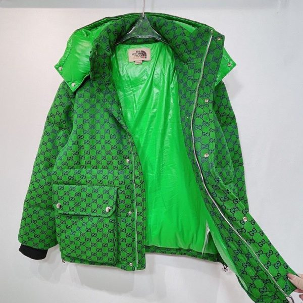 追跡付き発送 暖かい服装 グッチ×ノースフェイス 偽物 ダウン ジャケット Noi99606 - 画像 (4)