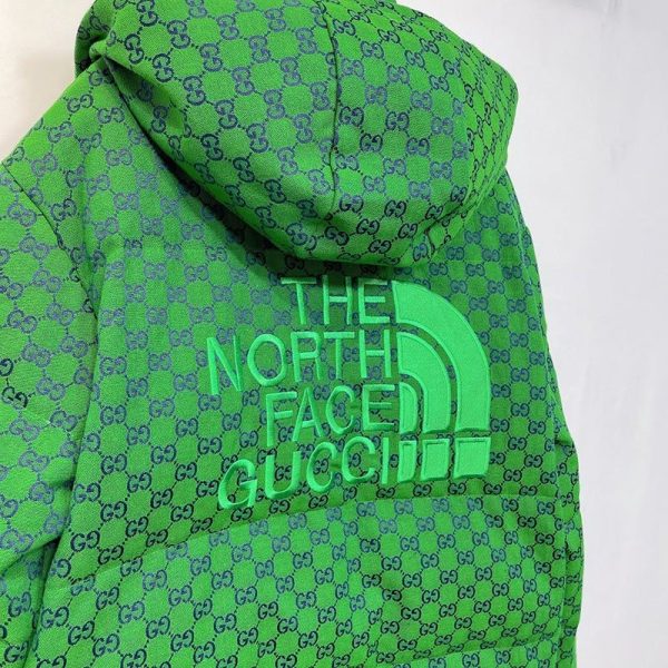 追跡付き発送 暖かい服装 グッチ×ノースフェイス 偽物 ダウン ジャケット Noi99606 - 画像 (7)