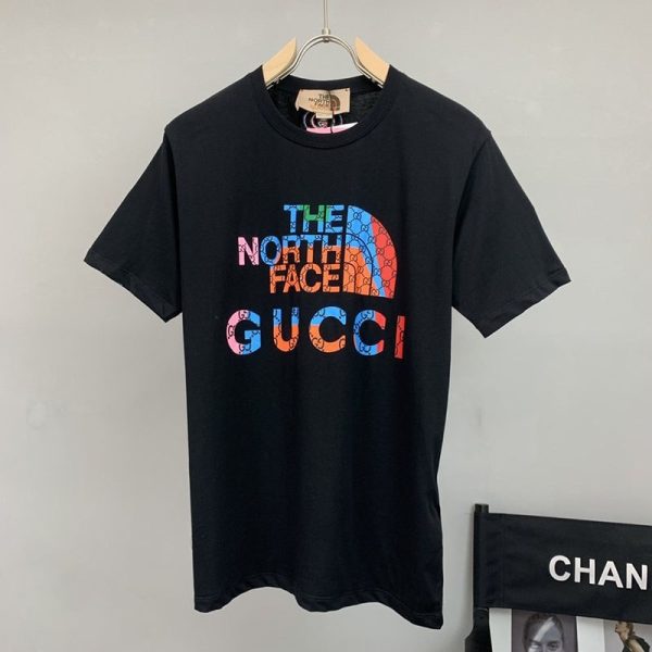 関税負担なしグッチ×ノースフェイス コピー コラボ★スペシャルロゴTシャツ Nop62440 - 画像 (8)