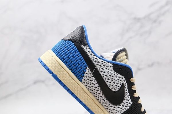 可愛いナイキ × トラビススコット 偽物 エアジョーダン 1 レトロ ロー Flyknit DM7866141 - 画像 (9)