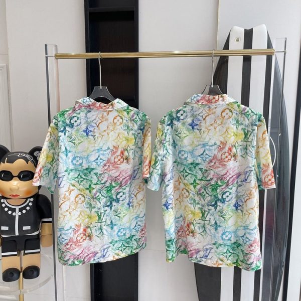 SS21 ​ルイヴィトン シャツ コピー☆マルチカラー ウォーターカラー モノグラム 1A8QX8 - 画像 (7)