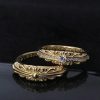 定番クロムハーツ フローラル 22kGold ダイアモンド ゴールド リング 偽物 コピー Kue61439 - 画像 (5)