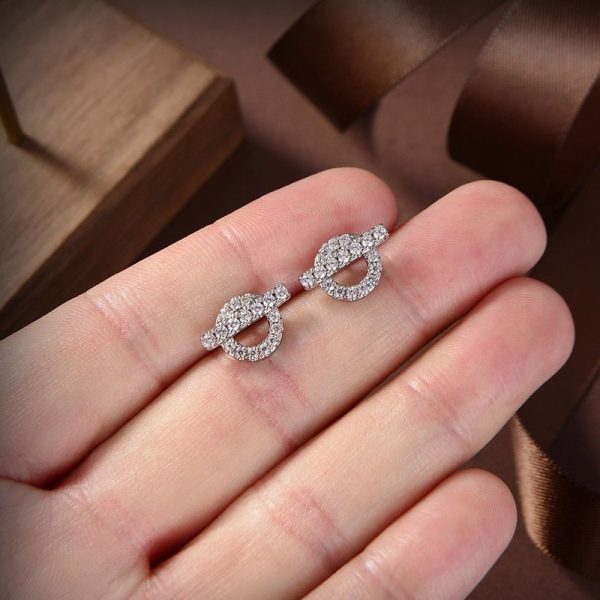 ★日本!!人気！エルメス フィネス ピアス コピー ホワイトゴールド/ダイヤモンド H219510B00 - 画像 (5)