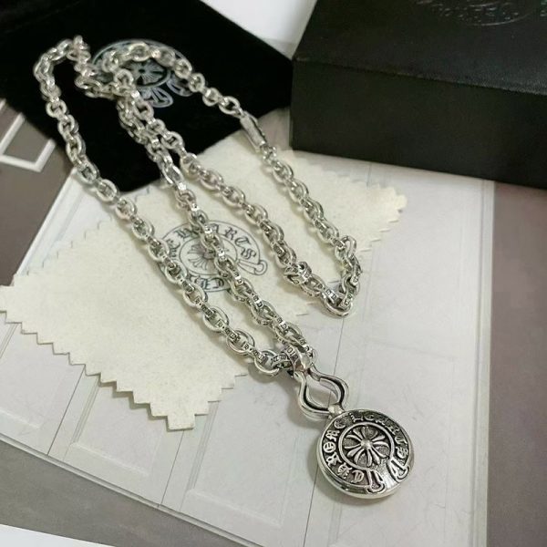 入手困難 クロムハーツ ネックレス 偽物 インボイス メダル チャーム＆チェーン付セット Kuy73647 - 画像 (3)