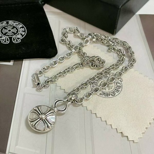 入手困難 クロムハーツ ネックレス 偽物 インボイス メダル チャーム＆チェーン付セット Kuy73647 - 画像 (6)