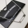 《大人気》クロムハーツ 安全ピン ネックレス コピー CH プラス Safety Pin 41cm Kur96573 - 画像 (6)