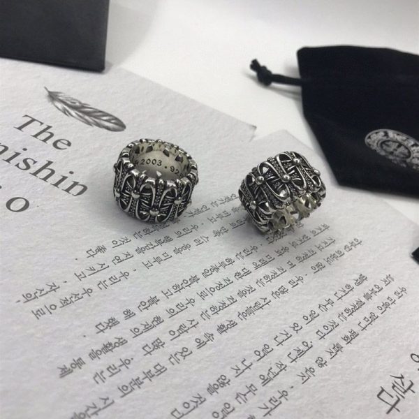 送料込 クロムハーツ スーパーコピー セメタリークロス ダイヤ リング Kuk31573 - 画像 (2)
