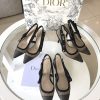 追跡付き発送ジャディオール 偽物 スリングバックパンプス★ブラック プリュムティ dem27844 - 画像 (2)