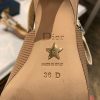《大人気》ジャディオール スリングバックパンプス 偽物★ヒール6.5cm ブラウン テクニカルファブリック dep24544 - 画像 (8)