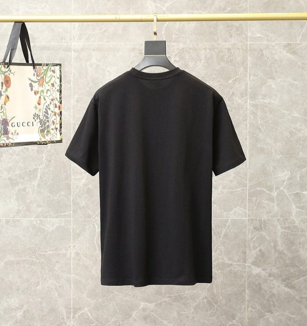 新作☆【セリーヌ】TRIOMPHE クロップドTシャツ/コットン 偽物 2X871501F - 画像 (2)
