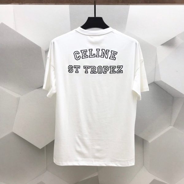 欲しい♡超限定♪ ☆セリーヌ☆Tシャツ偽物☆サントロペフロックコットン Cez70304 - 画像 (2)