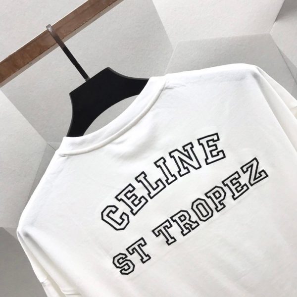 欲しい♡超限定♪ ☆セリーヌ☆Tシャツ偽物☆サントロペフロックコットン Cez70304 - 画像 (6)
