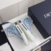 【即発】ディオール 偽物 B23 ハイトップスニーカー★オブリーク ピクセル キャンバス 青 3SH118YTG_H165 - 画像 (3)