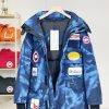 目を惹くカラー カナダグース Lance Mackey ワッペン付きダウンジャケット偽物 コート Cau43382 - 画像 (2)