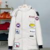 大人気！カナダグース Lance Mackey ワッペン付きダウンジャケット コピーコート Caw61289