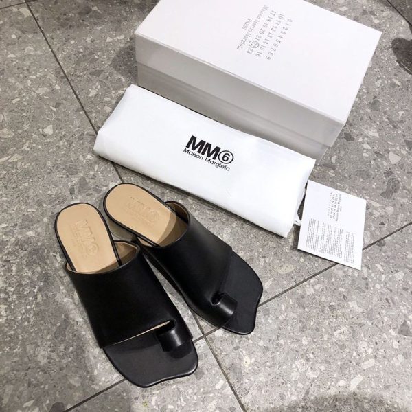 ★関税/送料込★メゾン マルジェラ スーパーコピー 6 ロゴ ヒール ミュールサンダル ナッパレザー Mam80868 - 画像 (5)