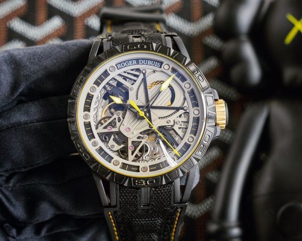 秋冬新作ロジェデュブイ 偽物 エクスカリバー スパイダーウラカン 自動巻き 約46MM 3色 rov55453 - 画像 (2)