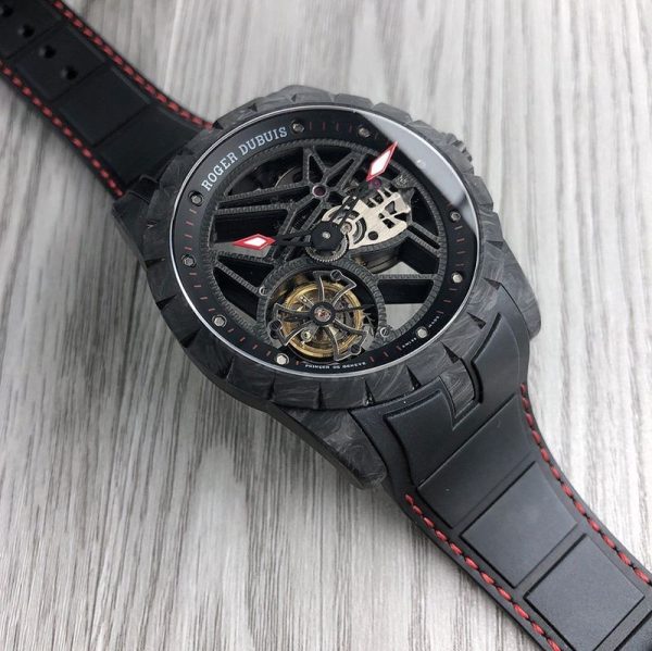 ★関税/送料込★ロジェデュブイ コピー エクスカリバー スパイダー カーボン 42MM rop39693 - 画像 (5)