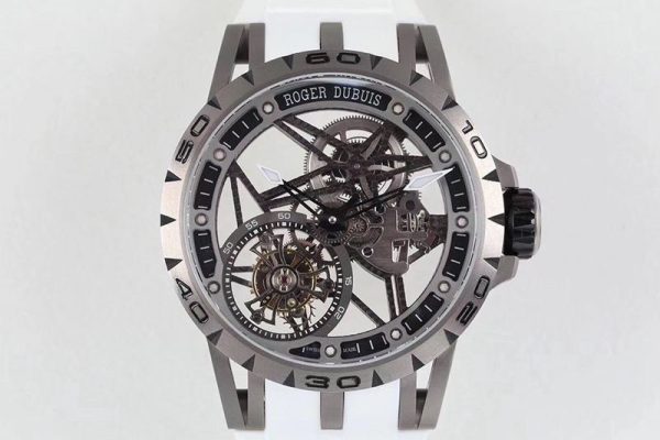 【日本未発売】ロジェデュブイ コピー エクスカリバー スパイダー チタン 45MM roc54953 - 画像 (4)