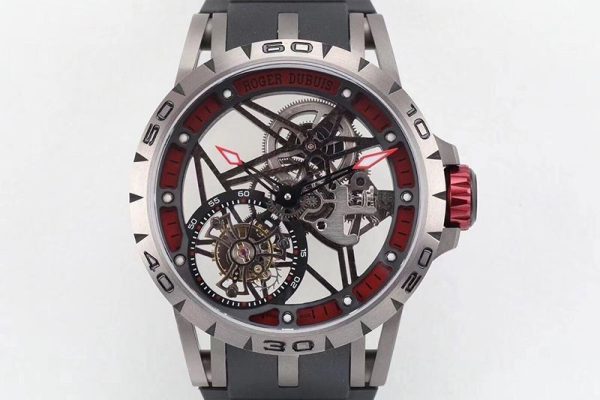 人気急上昇ロジェデュブイ 偽物 エクスカリバー スパイダー チタン 45MM roj01000 - 画像 (4)
