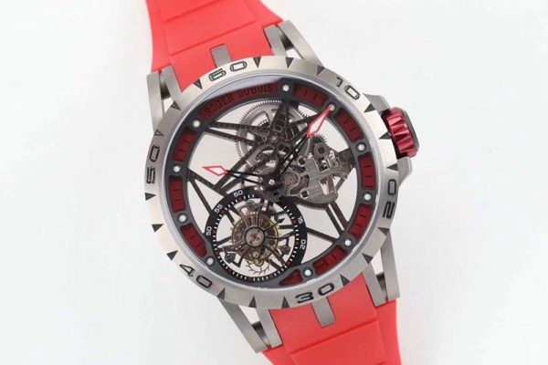 争奪戦ロジェデュブイ スーパーコピー エクスカリバー スパイダー チタン 45MM rod58791 - 画像 (2)