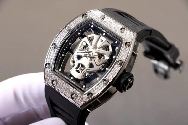 日本未入荷リシャールミル スカルウォッチ ダイヤモンドベゼル riw58243 - 画像 (3)