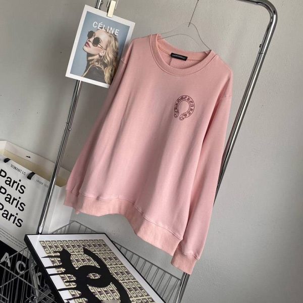 可愛い クロムハーツ ロングTシャツ 偽物 ホースシューカラー Kut03447
