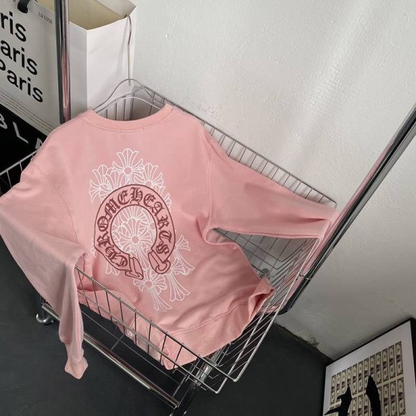 可愛い クロムハーツ ロングTシャツ 偽物 ホースシューカラー Kut03447 - 画像 (4)