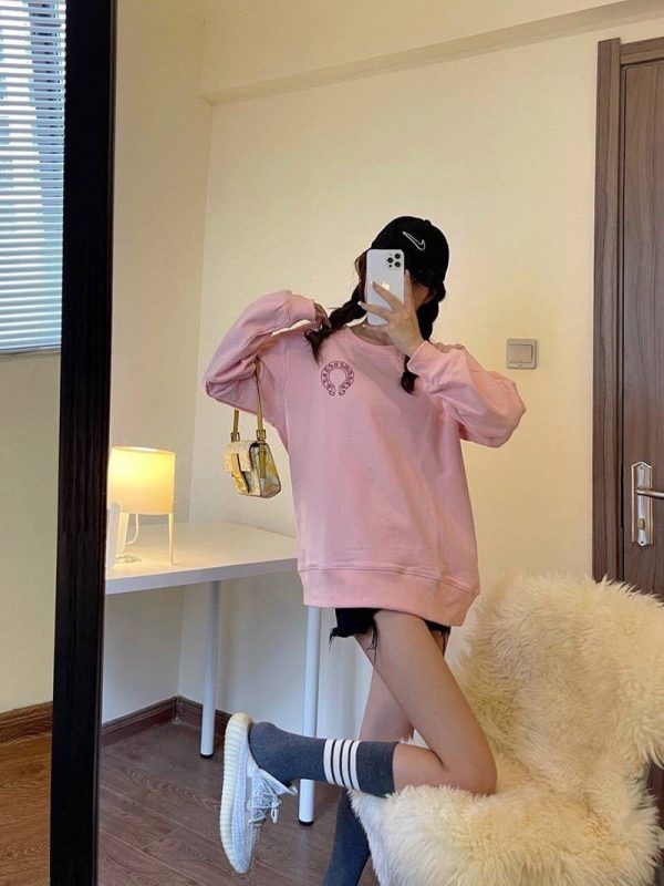 可愛い クロムハーツ ロングTシャツ 偽物 ホースシューカラー Kut03447 - 画像 (9)