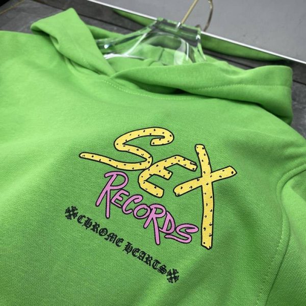 人気★入手困難レア!クロムハーツ マッティボーイ 偽物 Sex Records フーディ Kug24078 - 画像 (5)