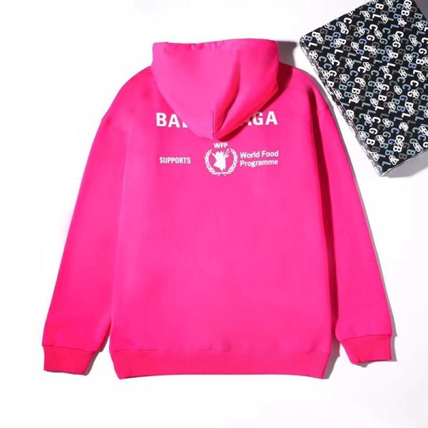 バレンシアガ コピー WFP フーディ ピンク パーカー bak63653 - 画像 (8)