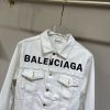 超話題!バレンシアガ デニムジャケット 偽物 ホワイト bav45050 - 画像 (2)