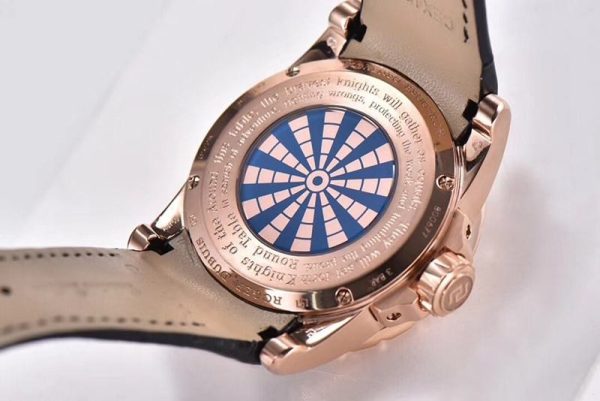 完売必至ロジェデュブイ ナイツ オブ ザ ラウンドテーブル 偽物 ダマスカス ブルー 45MM rob47487 - 画像 (7)
