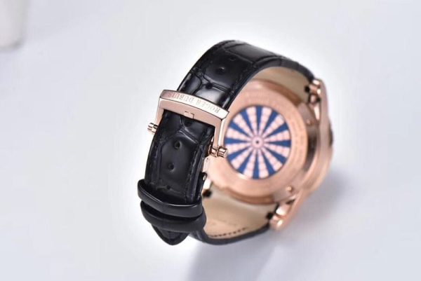 完売必至ロジェデュブイ ナイツ オブ ザ ラウンドテーブル 偽物 ダマスカス ブルー 45MM rob47487 - 画像 (8)